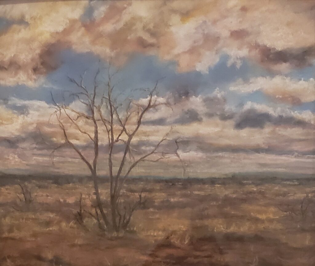 Pastel of sky